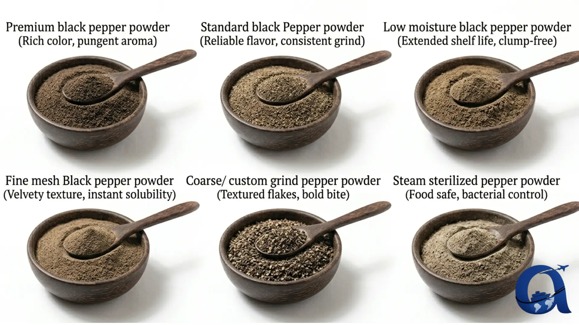 black pepper powder black pepper powder